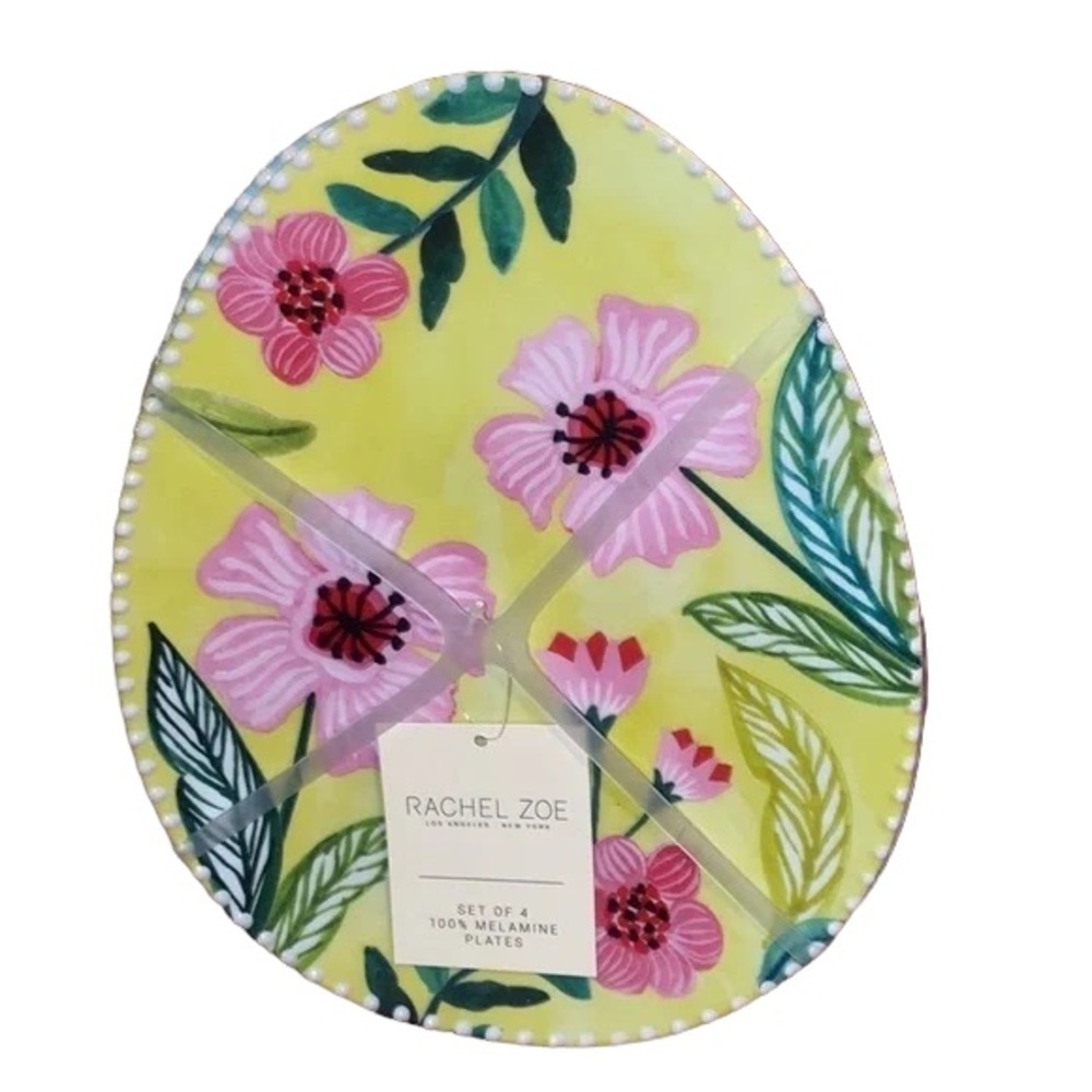 Rachel Zoe Set of Four Melamine Plates